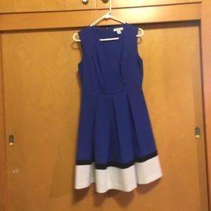 Blue and white Liz Claiborne dress